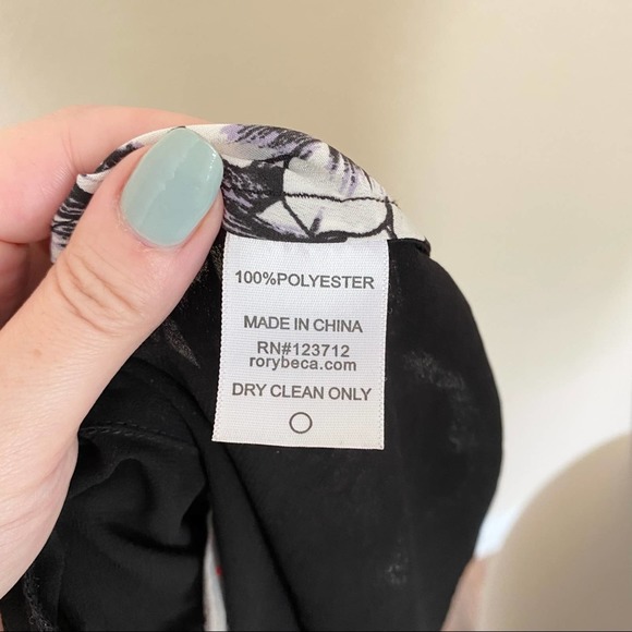 RORY BEC RBL Floral Sleeveless Blouse Size Small - Picture 9 of 10